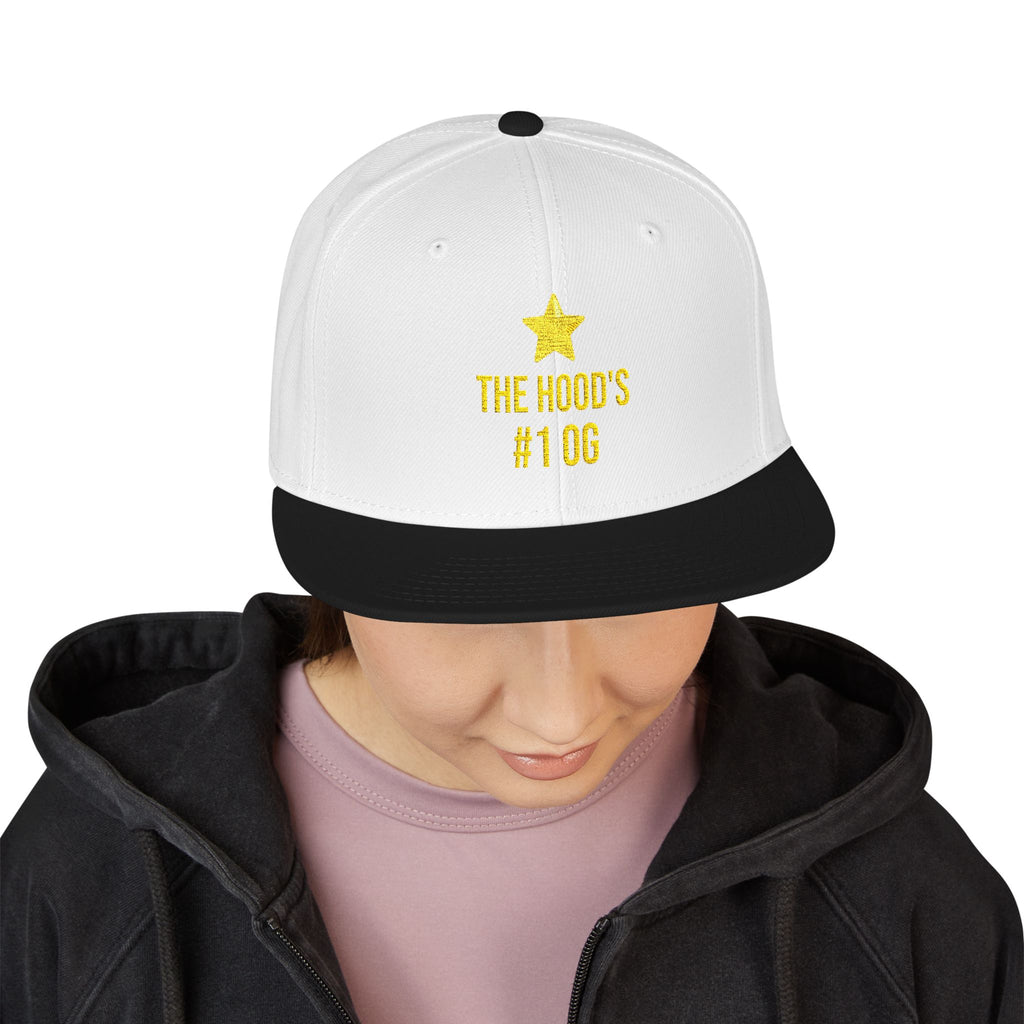 Hood's #1 OG Embroidered Snapback Hat — Street Style Cap