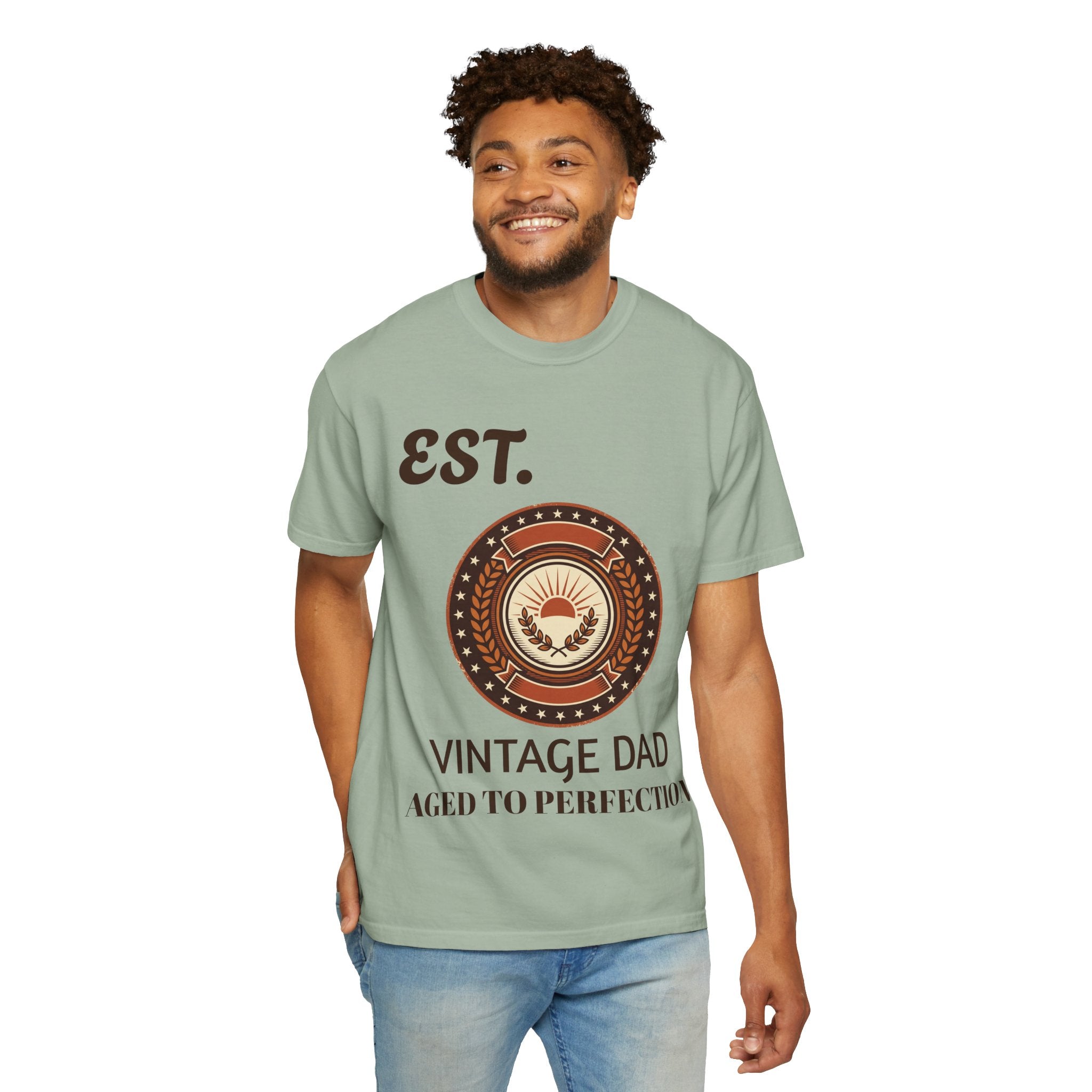 Vintage Dad Est. Year T-Shirt — Retro Father's Day Gift Aged To Perfection Tee