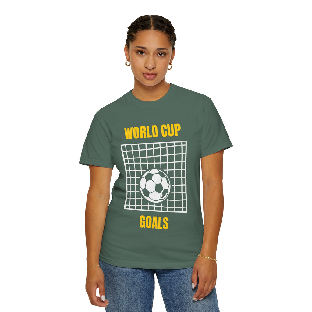 World Cup Goals T-Shirt – Soccer Goal Net & Ball Tee