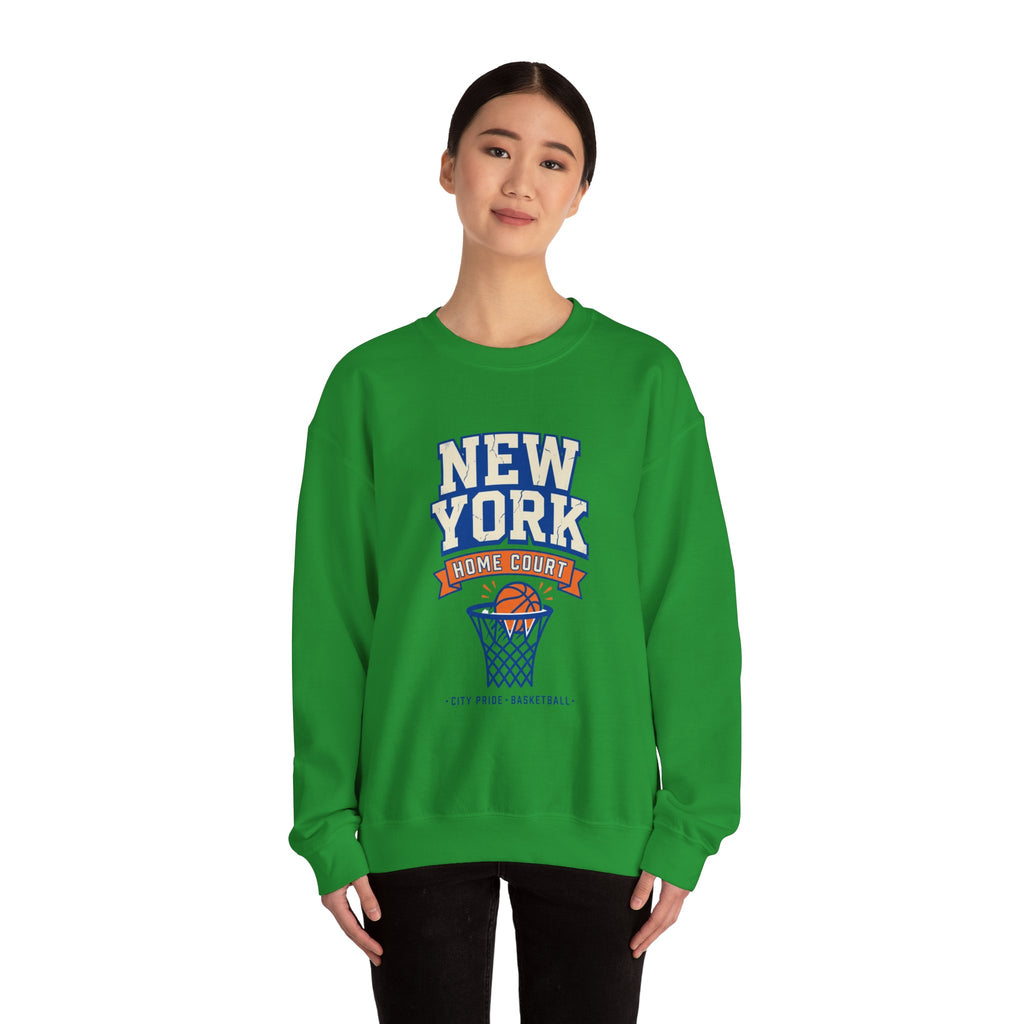 New York Home Court Sweatshirt | Vintage Basketball Pride