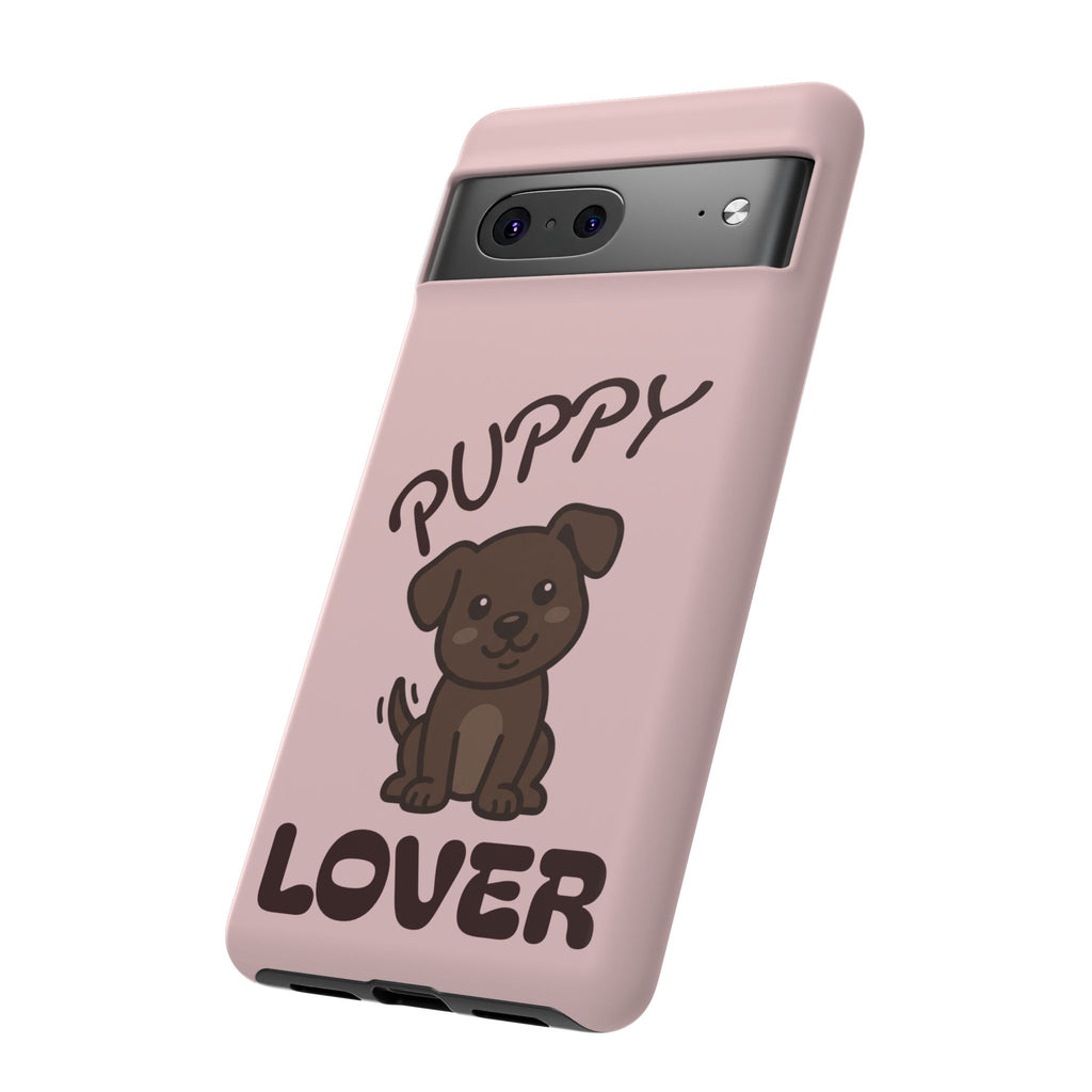 Puppy Lover Phone Case — Cute Brown Puppy Tough Phone Cover