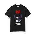 USA 2026 Eagle Soccer T-Shirt — Patriotic Men’s Women’s Team Fan Tee