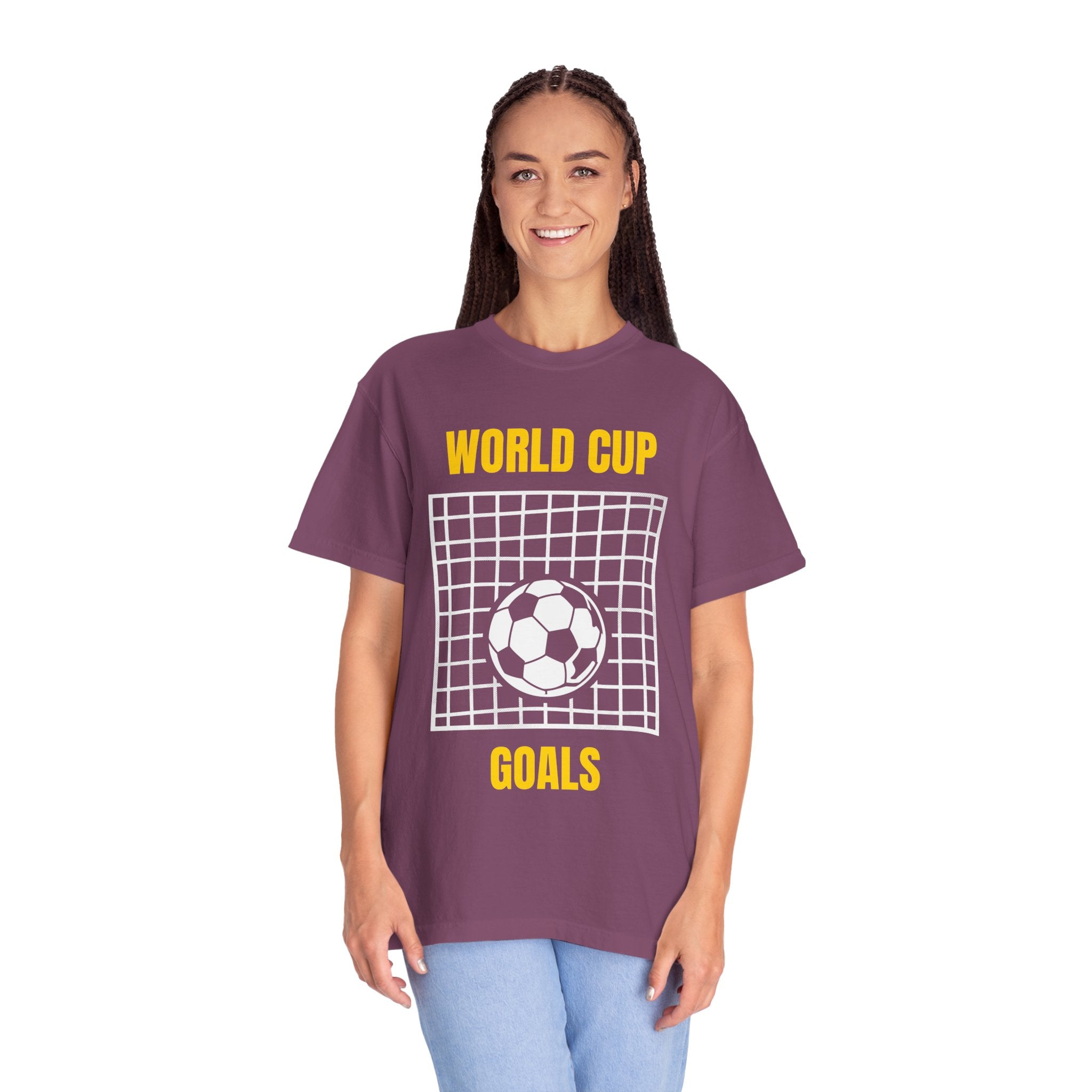 World Cup Goals T-Shirt – Soccer Goal Net & Ball Tee