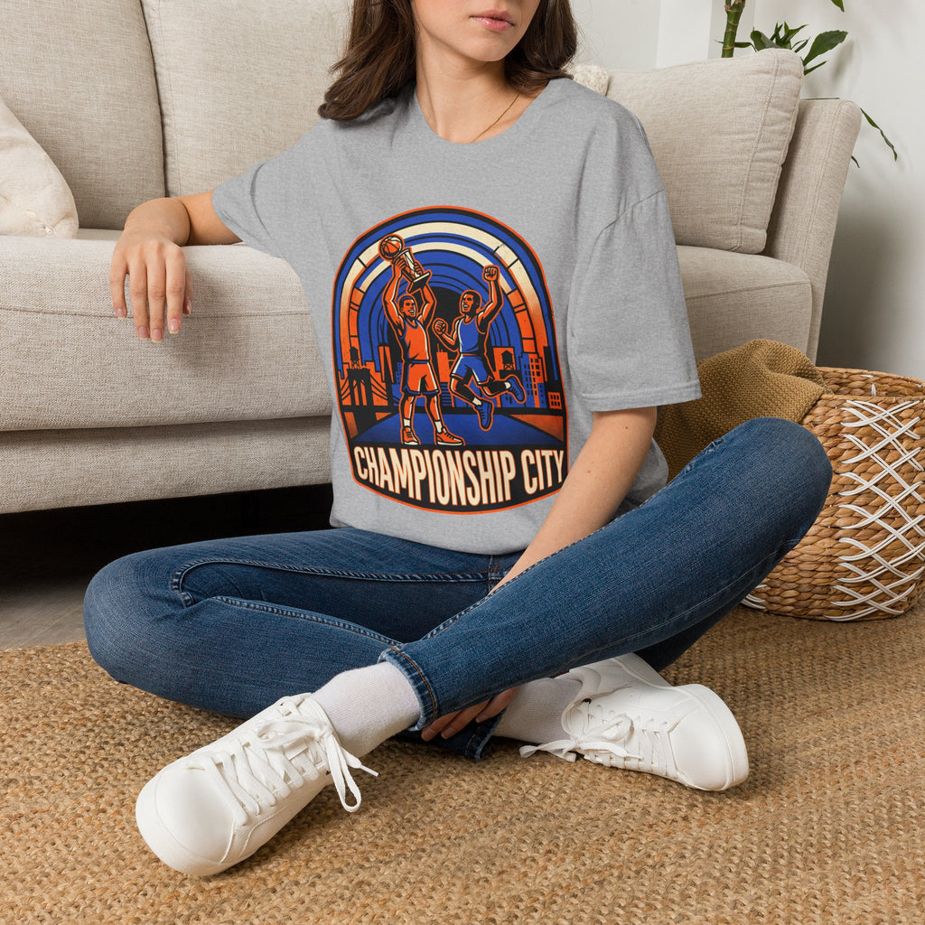 Championship City Basketball T-Shirt — Retro Winners Hoop Tee