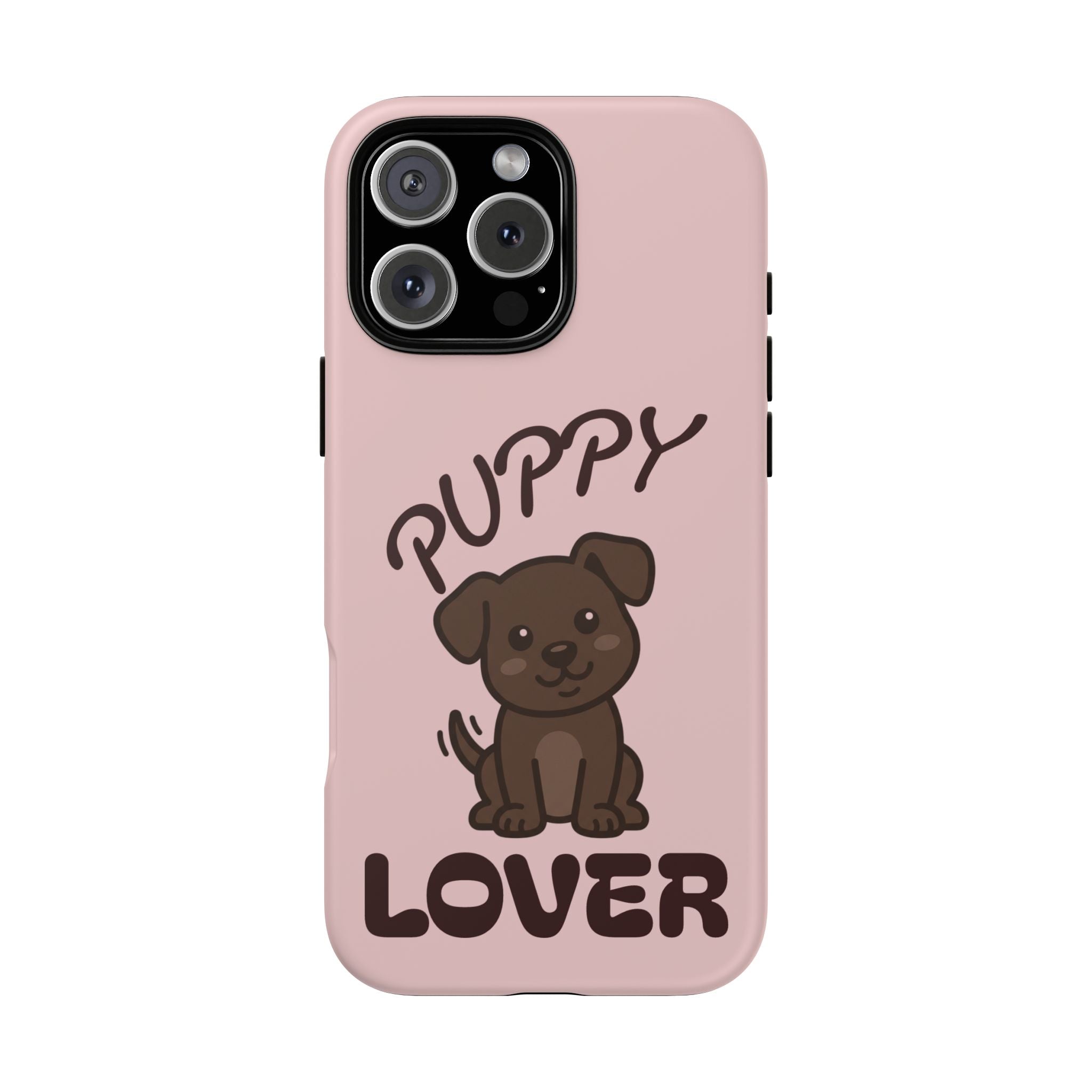 Puppy Lover Phone Case — Cute Brown Puppy Tough Phone Cover
