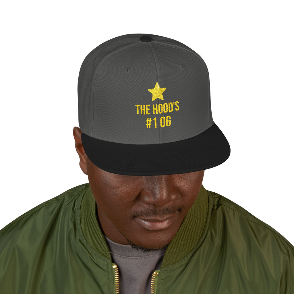 Hood's #1 OG Embroidered Snapback Hat — Street Style Cap