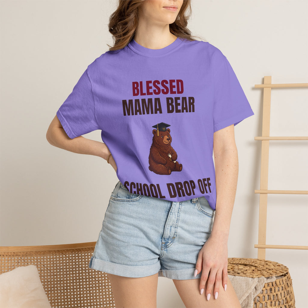 Mama Bear "School Drop Off Survivor" T-Shirt
