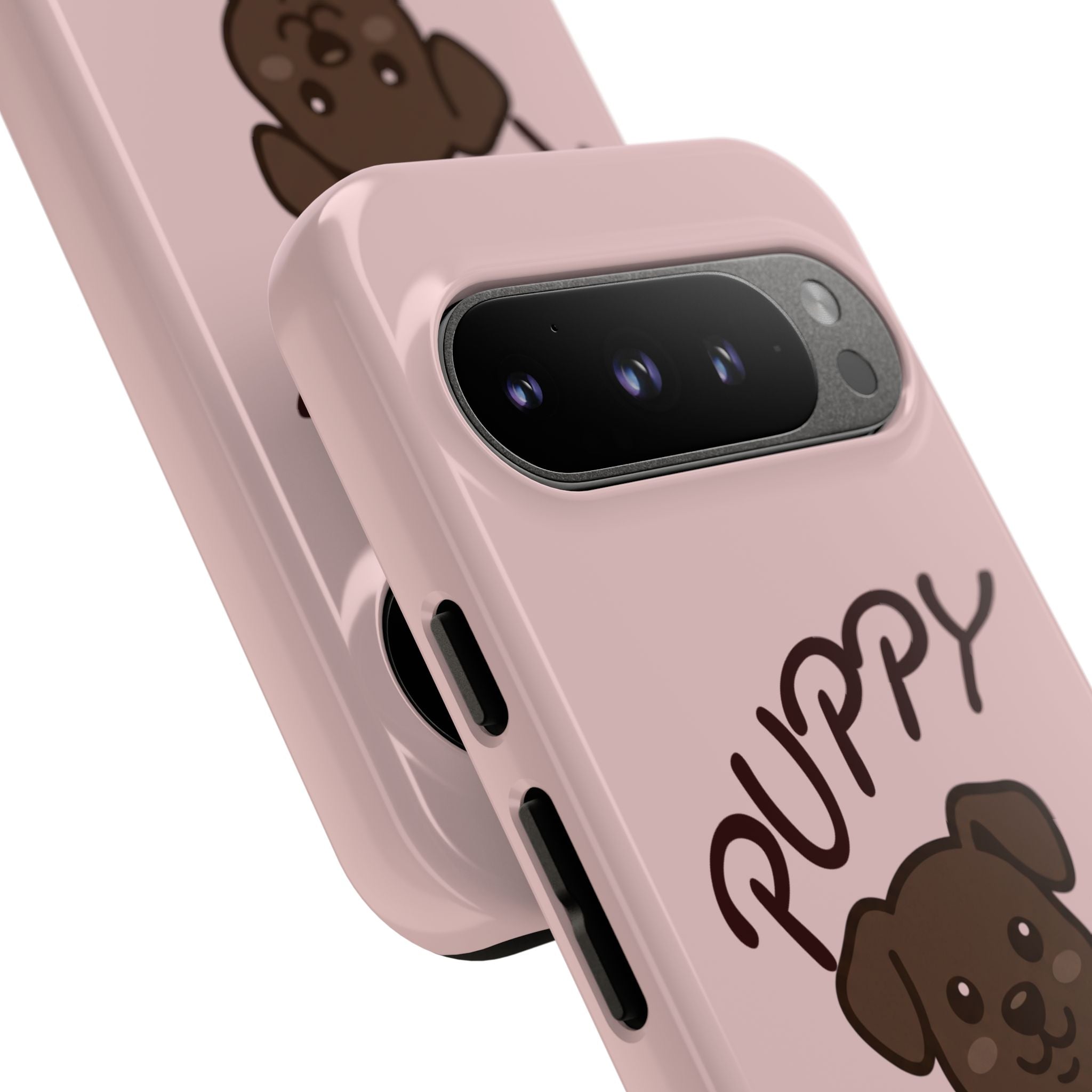 Puppy Lover Phone Case — Cute Brown Puppy Tough Phone Cover