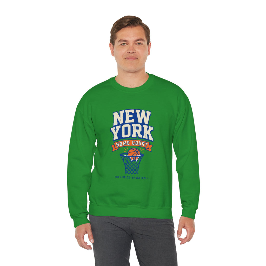 New York Home Court Sweatshirt | Vintage Basketball Pride