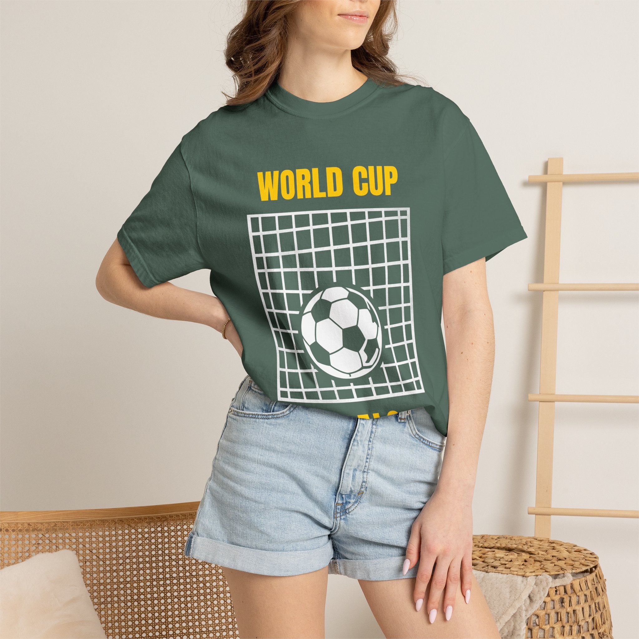 World Cup Goals T-Shirt – Soccer Goal Net & Ball Tee