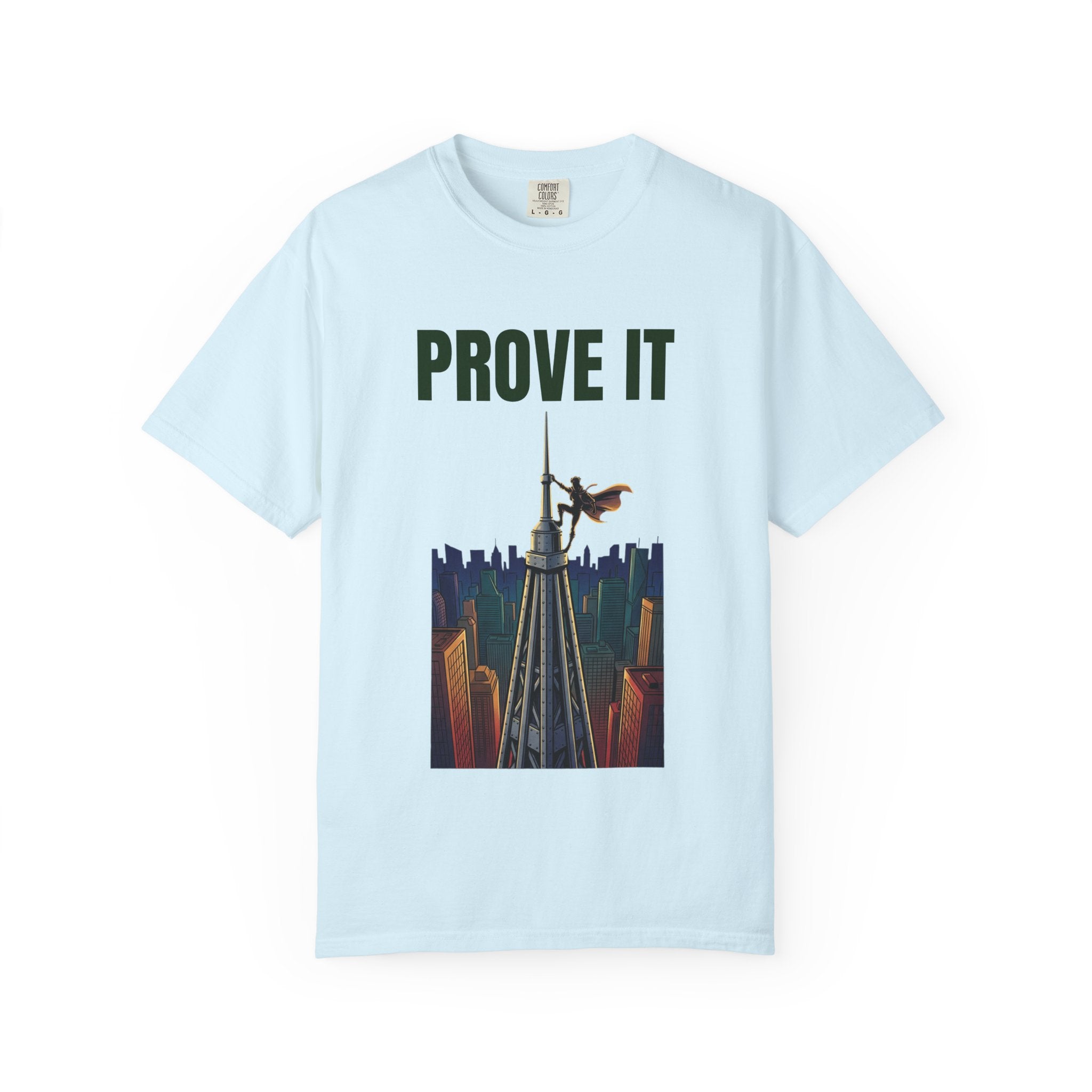 Prove It T‑Shirt — Parkour Rooftop Silhouette Graphic Tee