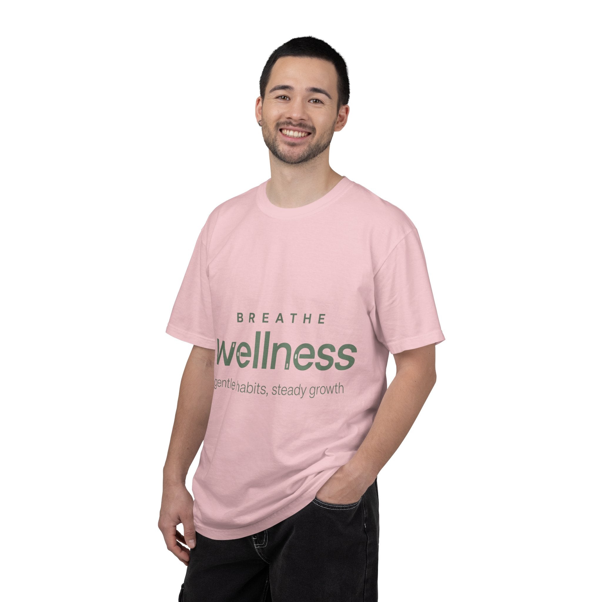 Wellness Breath T-Shirt — "Breathe Wellness" Mindful Graphic Tee
