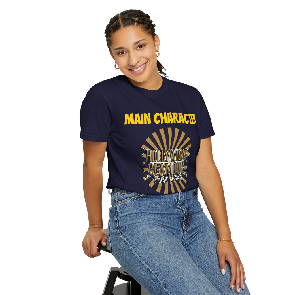 Main Character Energy Only T-Shirt — Hollywood Glamour Graphic