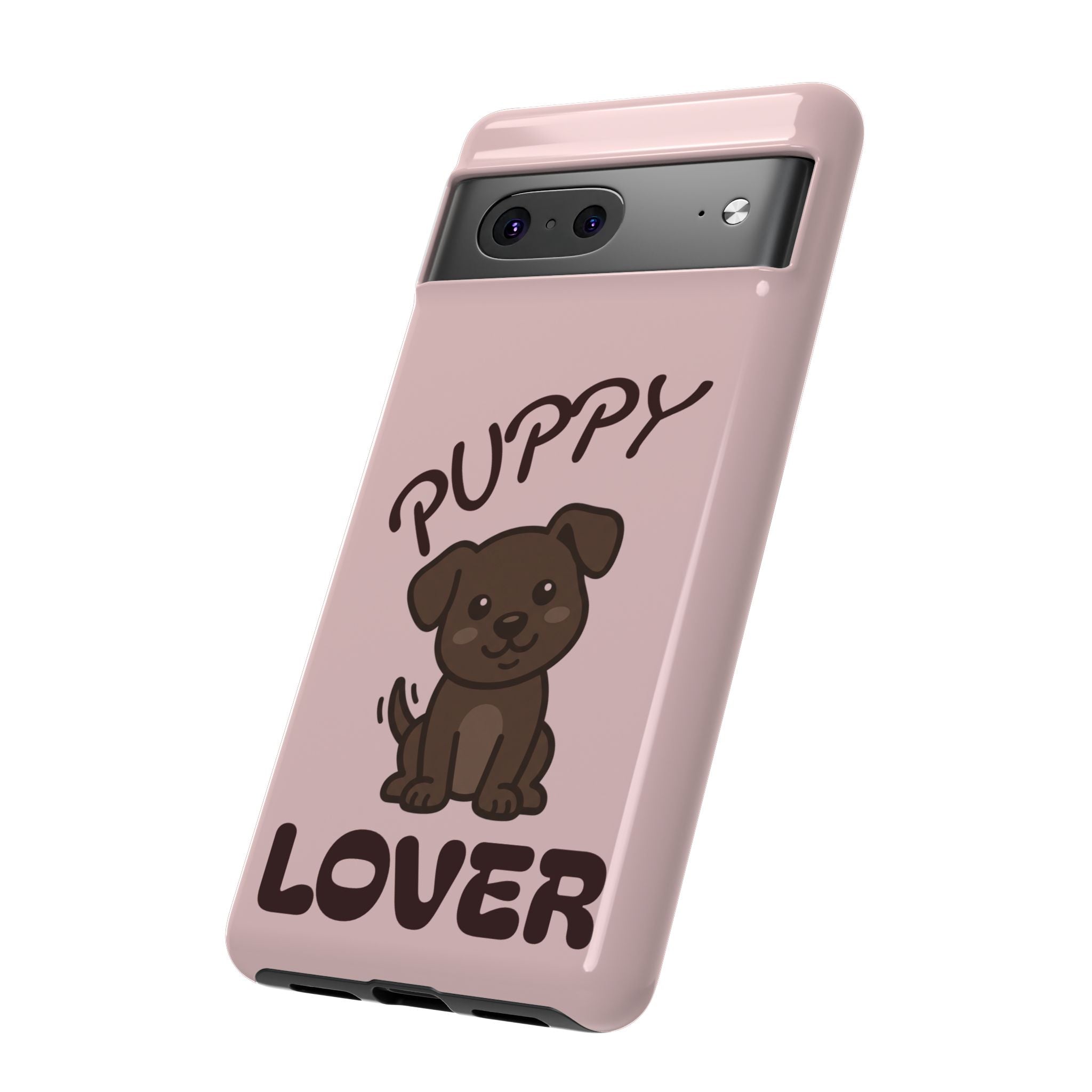 Puppy Lover Phone Case — Cute Brown Puppy Tough Phone Cover