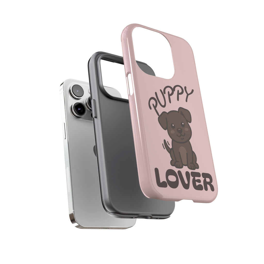 Puppy Lover Phone Case — Cute Brown Puppy Tough Phone Cover