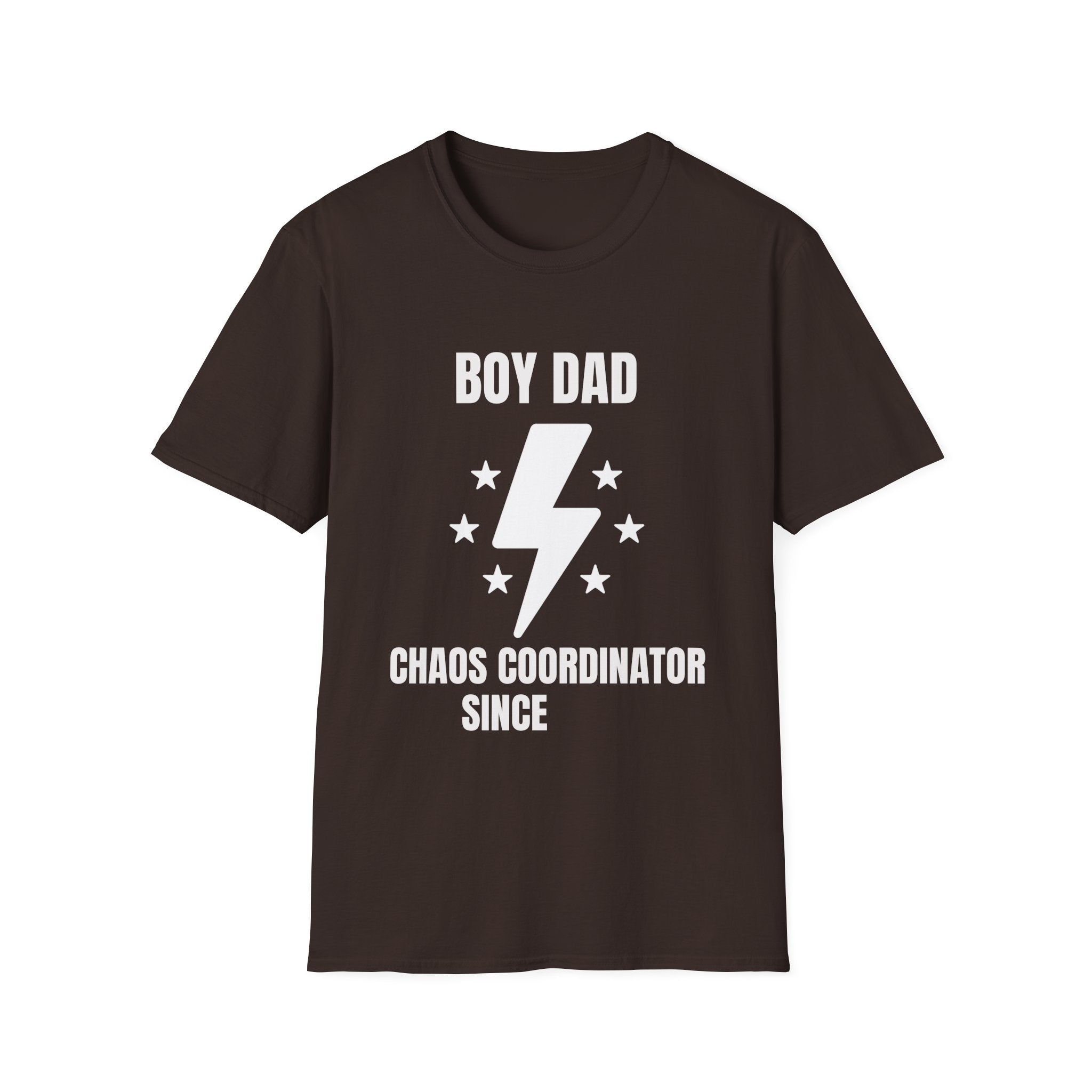 Boy Dad Chaos Coordinator T-Shirt — Funny Father's Day Gift Tee