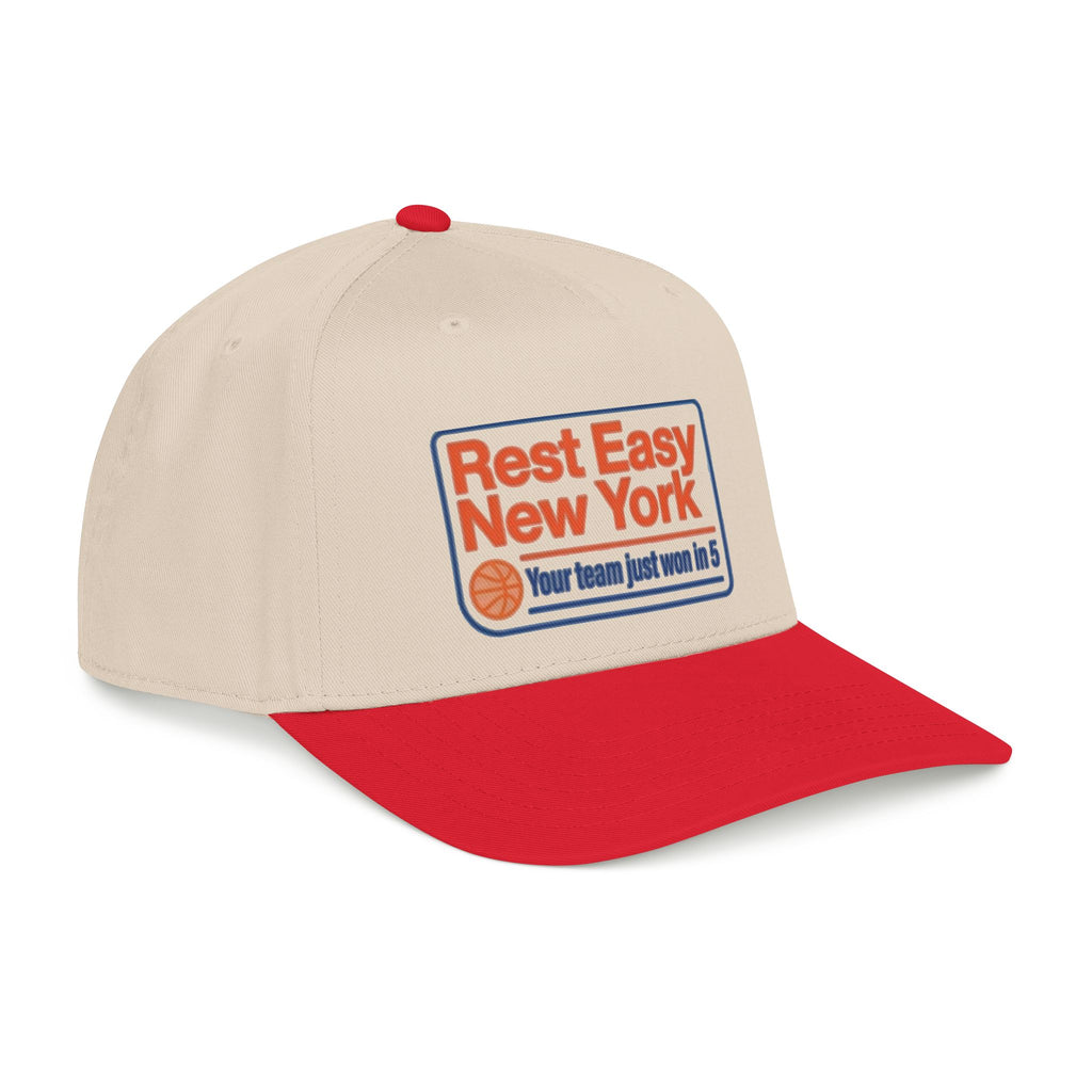 Knicks in 5! NBA Champions New York Baseball Cap