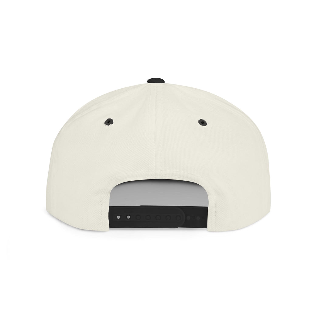 Snapback Hat — "On The Grind" Vintage Tool Crest Flat Bill Cap