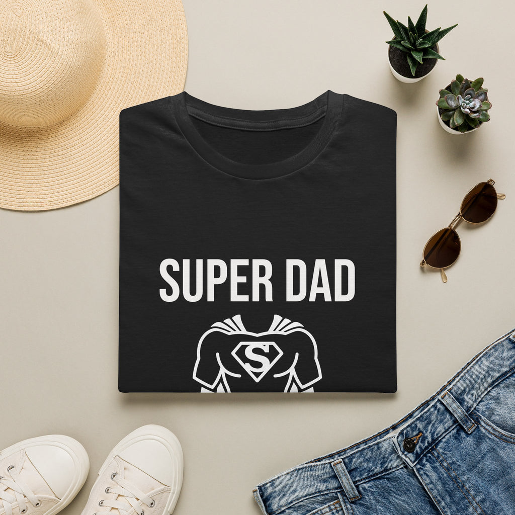 Super Dad T-Shirt — 'Super Dad' Saving the Day Graphic Tee for Fathers, Father’s Day Gift