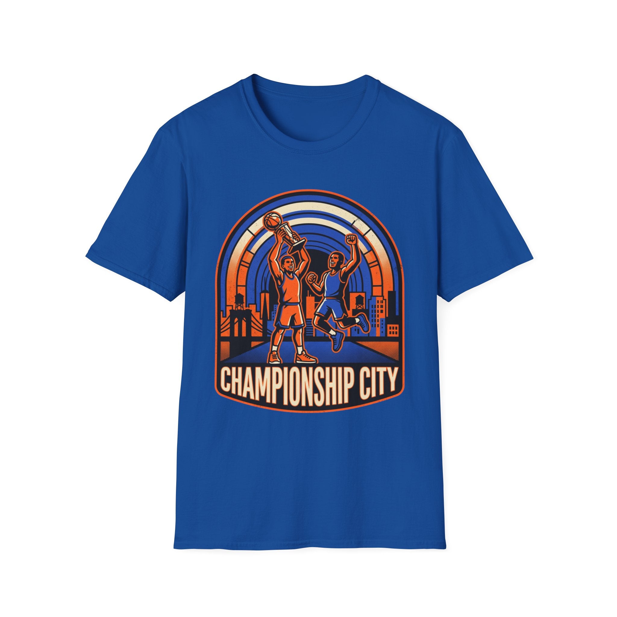 Championship City Basketball T-Shirt — Retro Winners Hoop Tee