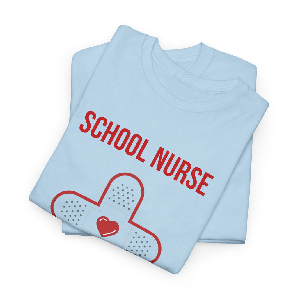 School Nurse T-Shirt – “Band Aid Queen of This School” Cotton Tee