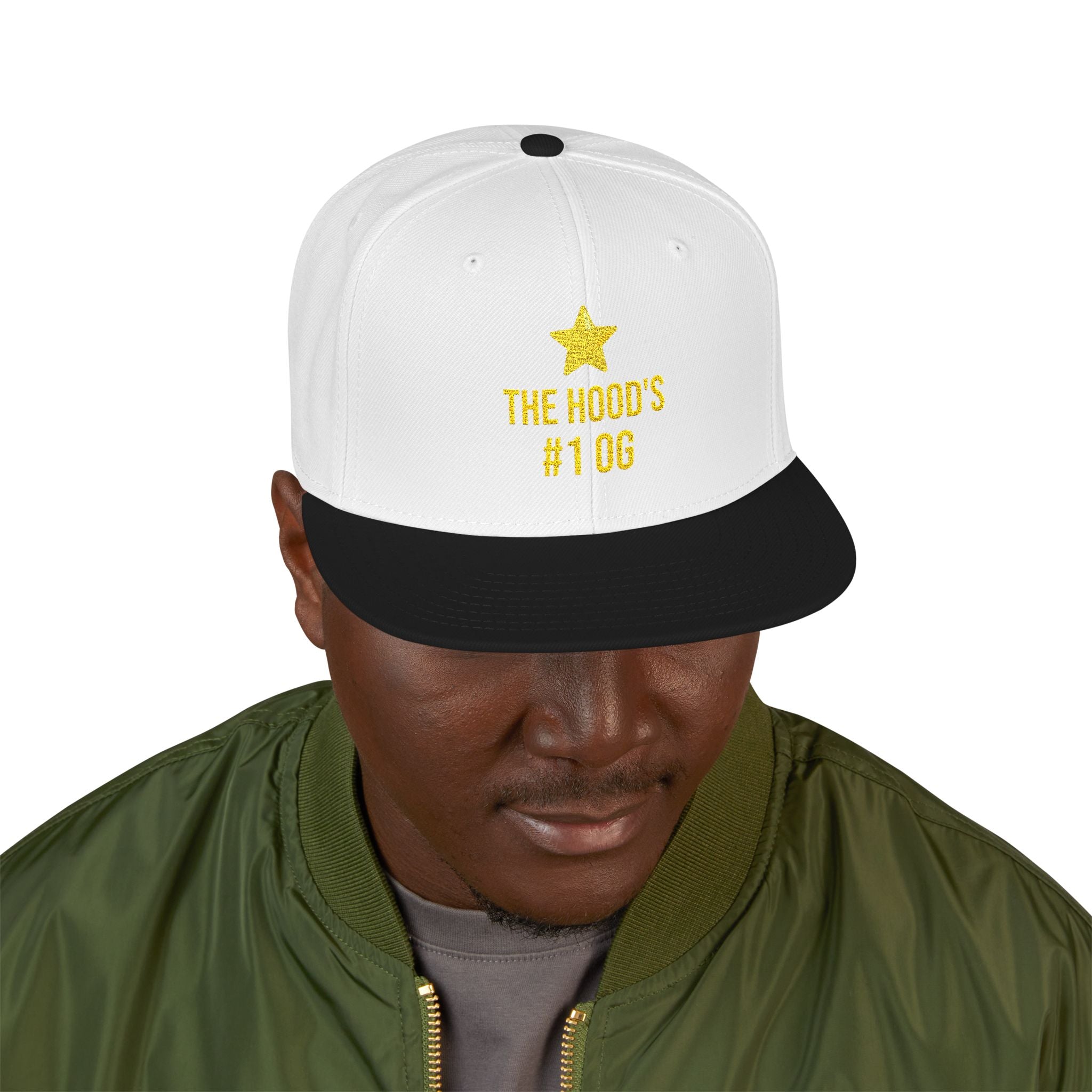 Hood's #1 OG Embroidered Snapback Hat — Street Style Cap