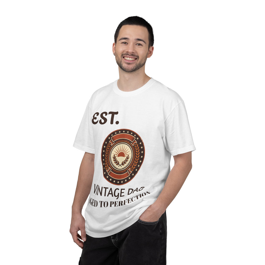 Vintage Dad Est. Year T-Shirt — Retro Father's Day Gift Aged To Perfection Tee