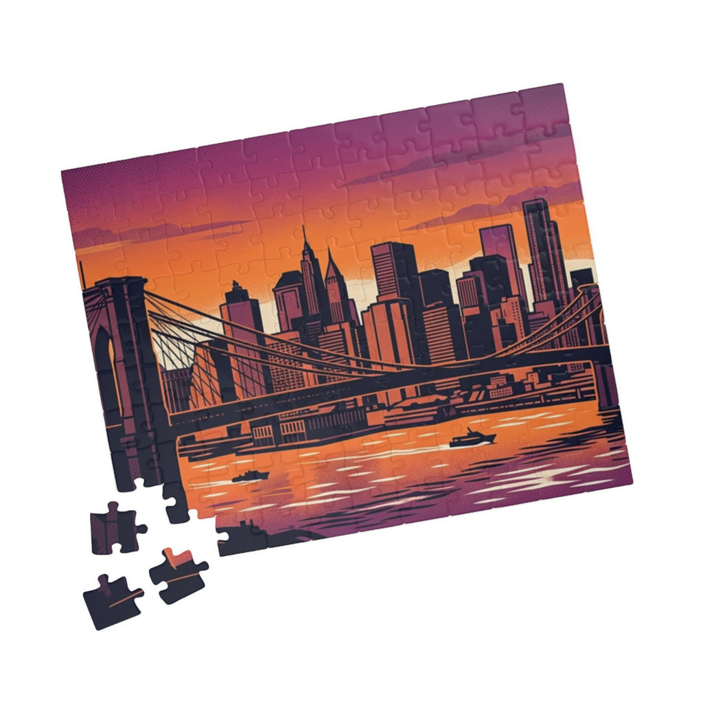 City Sunset Puzzle — Skyline Jigsaw (110/252/520/1014 pcs)