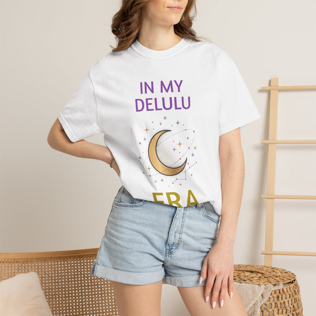 In My Delulu Era T-Shirt — Moon & Stars Graphic Tee