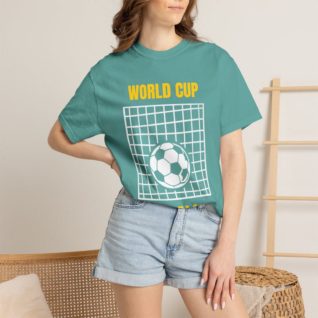 World Cup Goals T-Shirt – Soccer Goal Net & Ball Tee