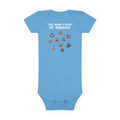 Happy Poop Emoji Baby Onesie® — Cute Doodoo Faces Short Sleeve