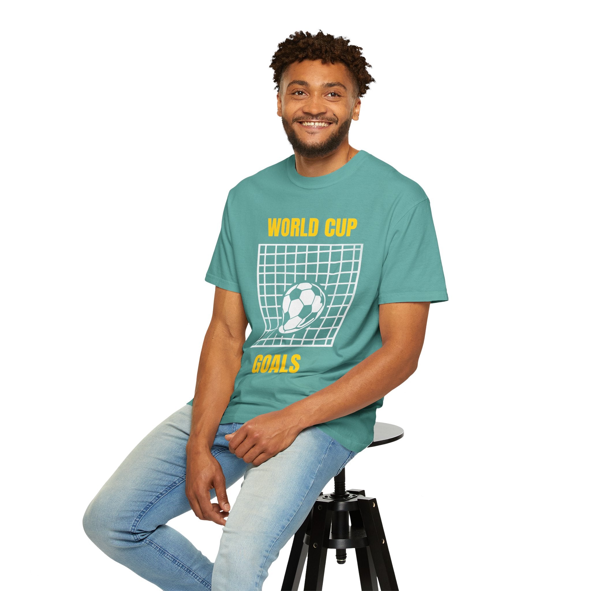 World Cup Goals T-Shirt – Soccer Goal Net & Ball Tee