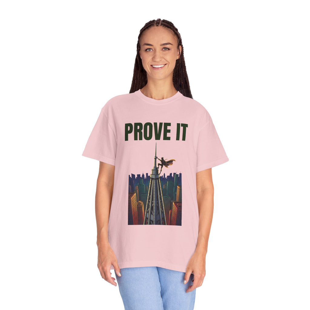 Prove It T‑Shirt — Parkour Rooftop Silhouette Graphic Tee