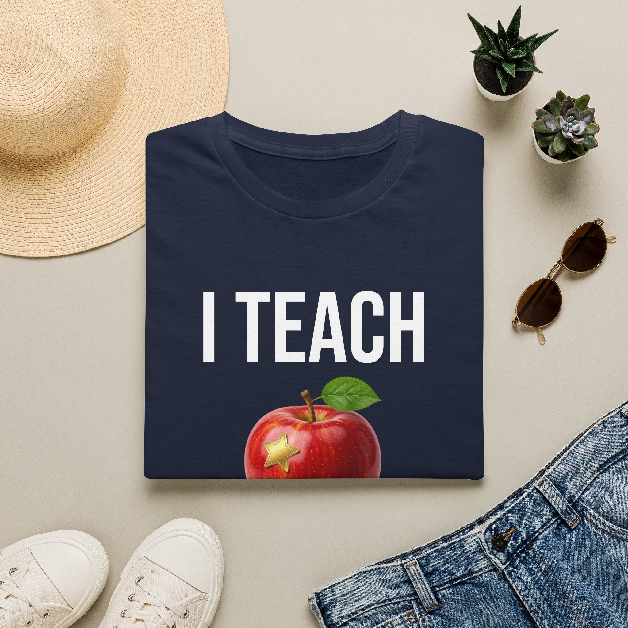 I Teach What's Your Superpower T-Shirt — Funny Teacher Gift Back To School Tee