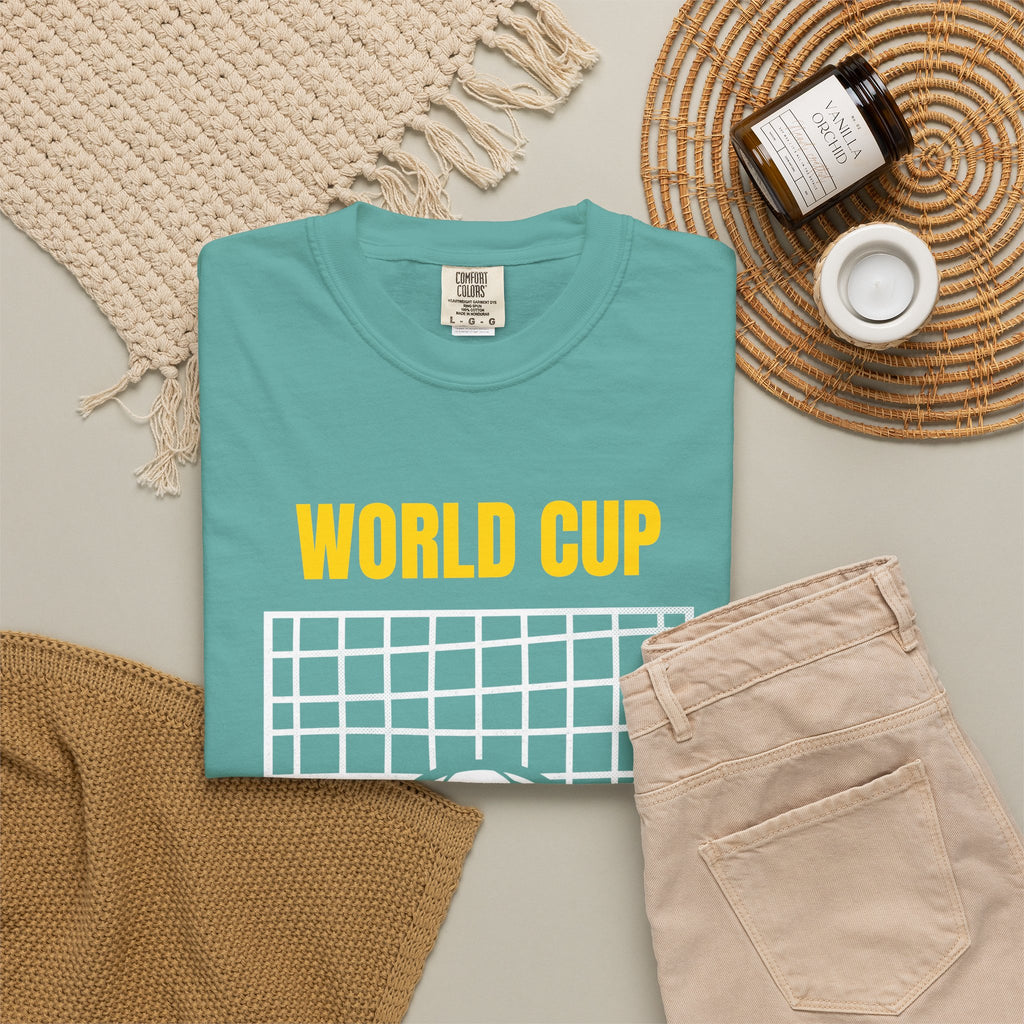 World Cup Goals T-Shirt – Soccer Goal Net & Ball Tee