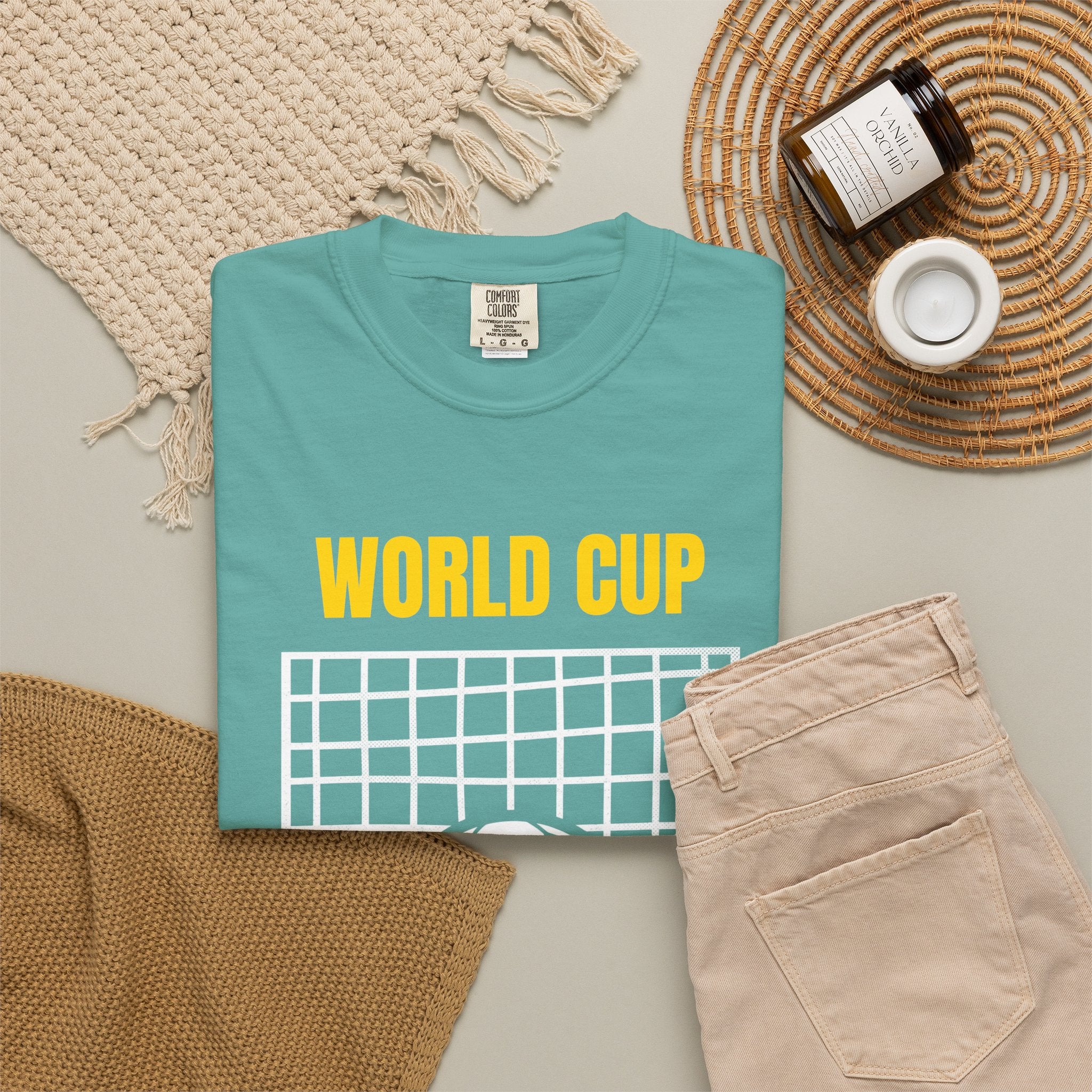 World Cup Goals T-Shirt – Soccer Goal Net & Ball Tee
