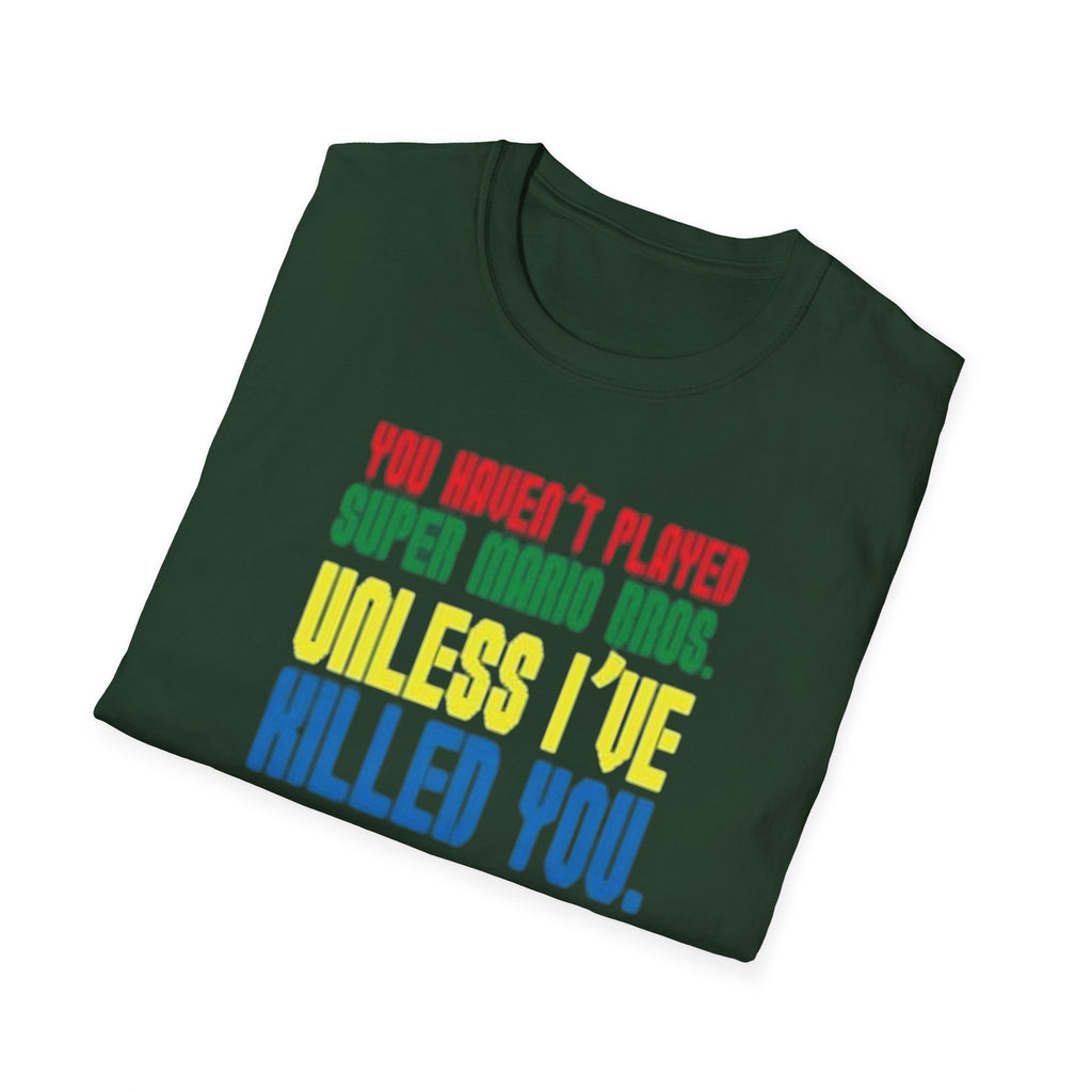 Retro Pixel T‑Shirt –  You are not a gamer unless I've killed you Funny Gamer Tee