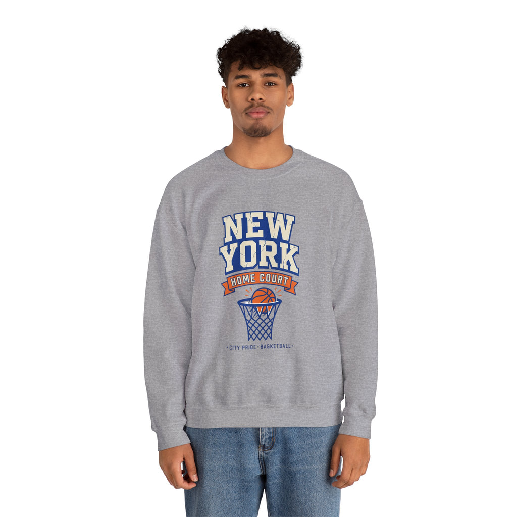 New York Home Court Sweatshirt | Vintage Basketball Pride