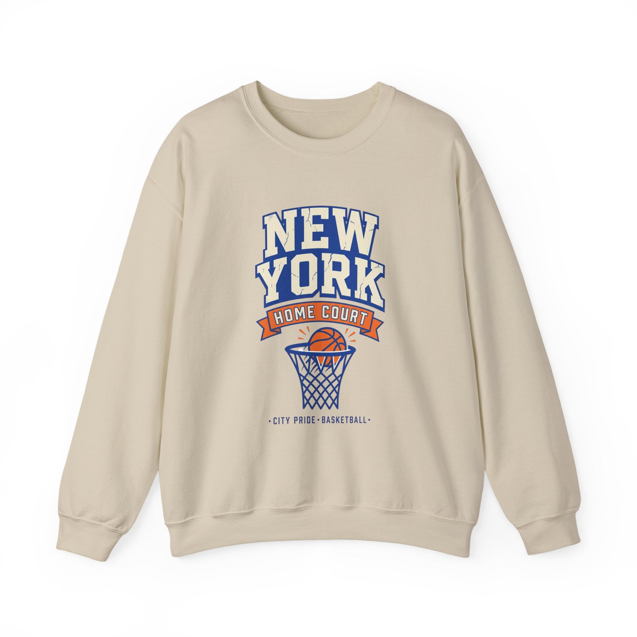 New York Home Court Sweatshirt | Vintage Basketball Pride