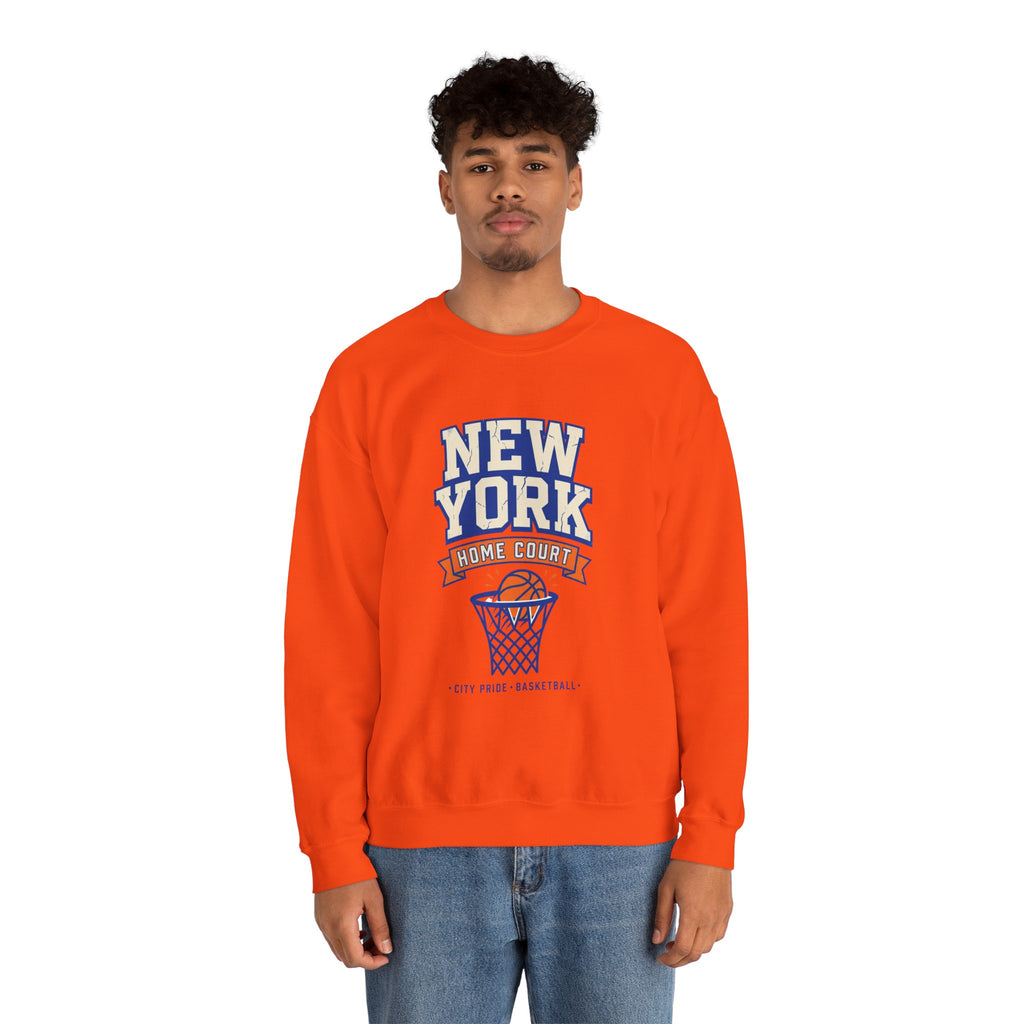 New York Home Court Sweatshirt | Vintage Basketball Pride