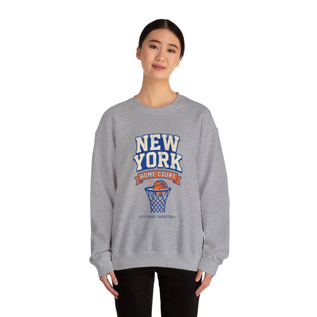 New York Home Court Sweatshirt | Vintage Basketball Pride
