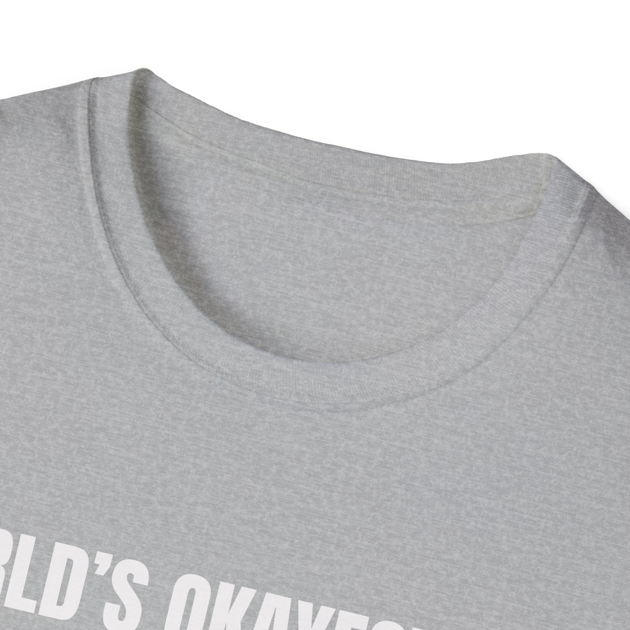 World's Okayest Dad T-Shirt — Funny Personalized Father's Day Gift Tee