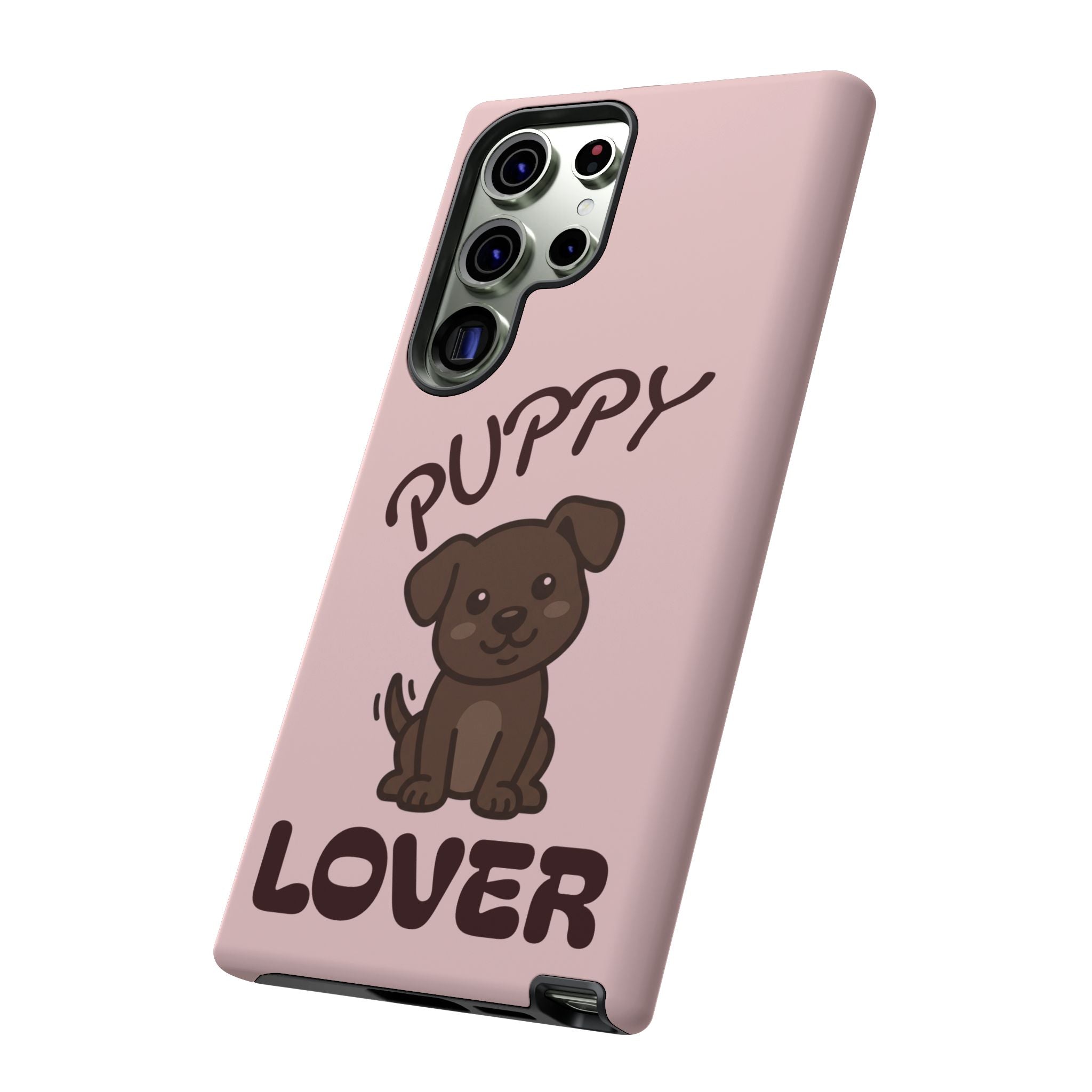 Puppy Lover Phone Case — Cute Brown Puppy Tough Phone Cover
