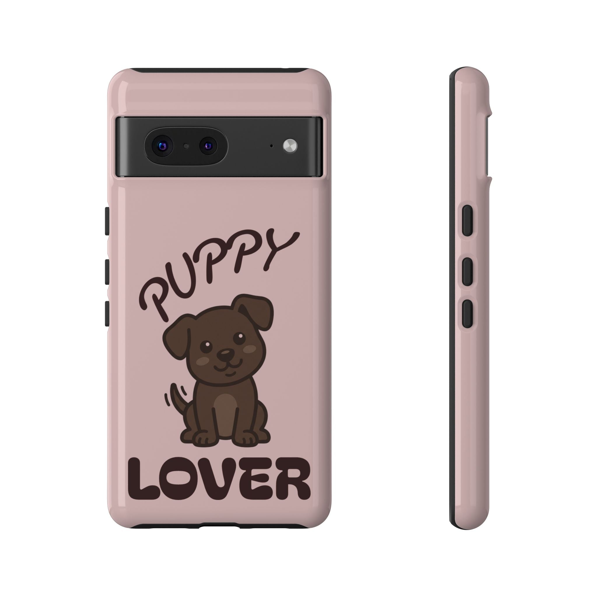 Puppy Lover Phone Case — Cute Brown Puppy Tough Phone Cover