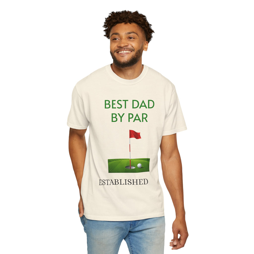 Best Dad By Par Golf T-Shirt — Funny Golfing Father's Day Gift Tee