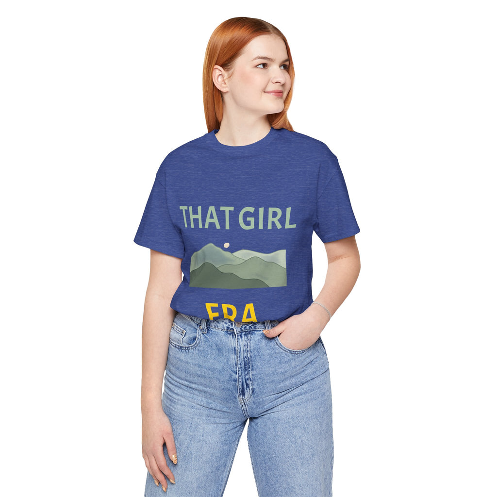 That Girl Era T-Shirt – Retro Mountain Graphic Tee for Empowered Women