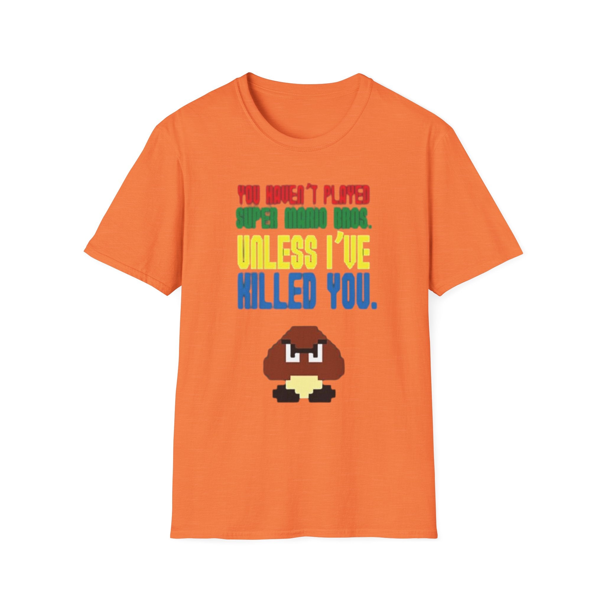 Retro Pixel T‑Shirt –  You are not a gamer unless I've killed you Funny Gamer Tee