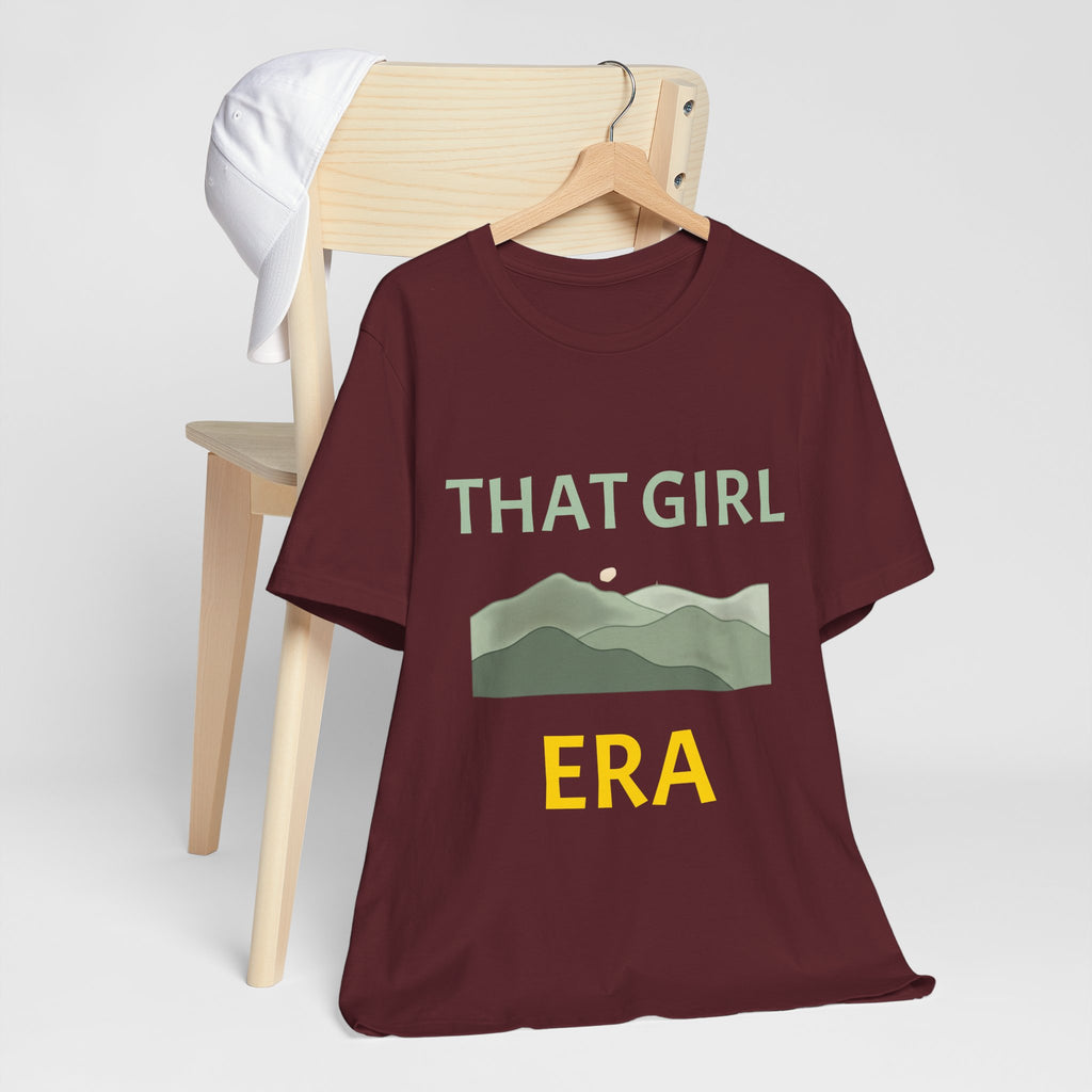 That Girl Era T-Shirt – Retro Mountain Graphic Tee for Empowered Women