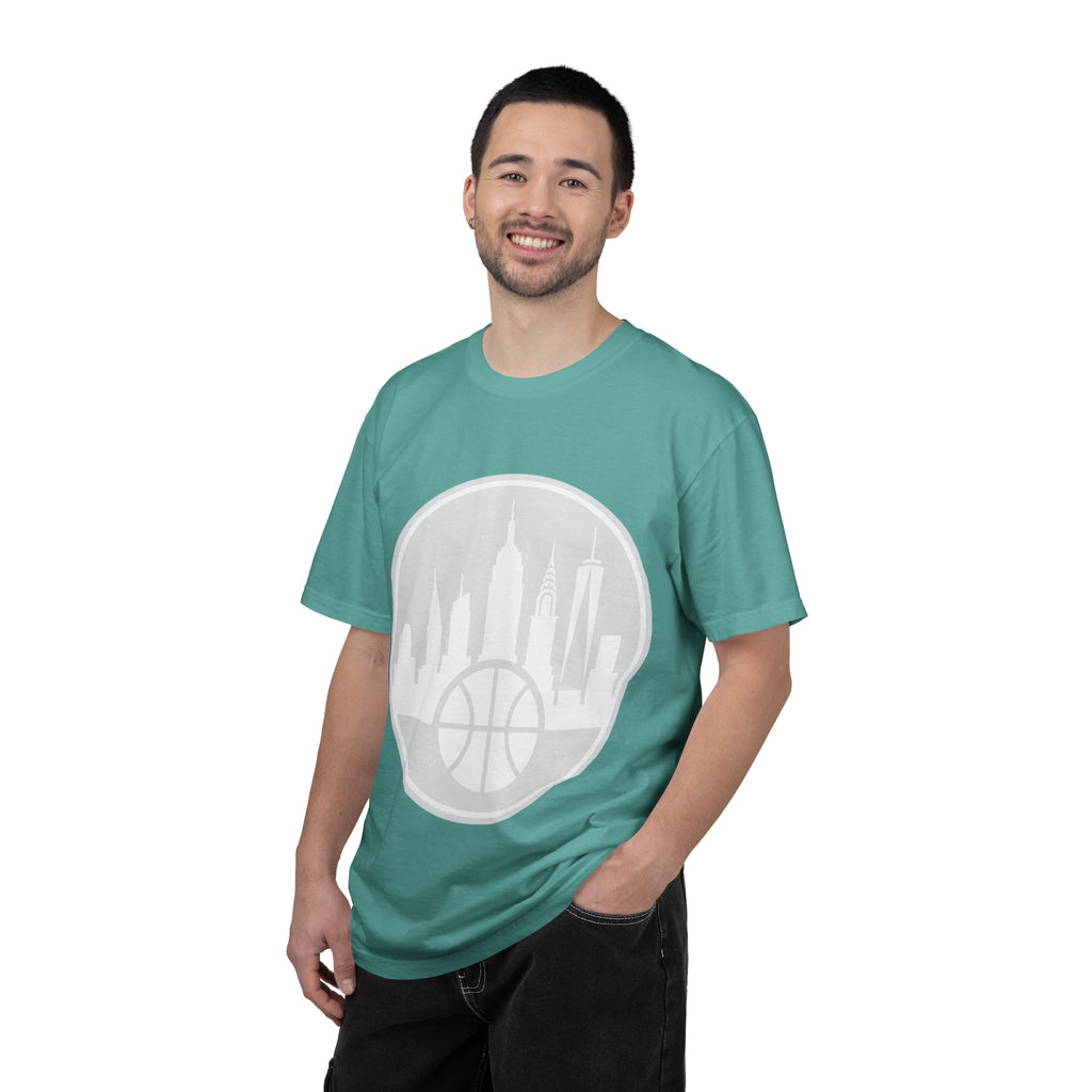 City Skyline Basketball T-Shirt — Urban Basketball Graphic Tee
