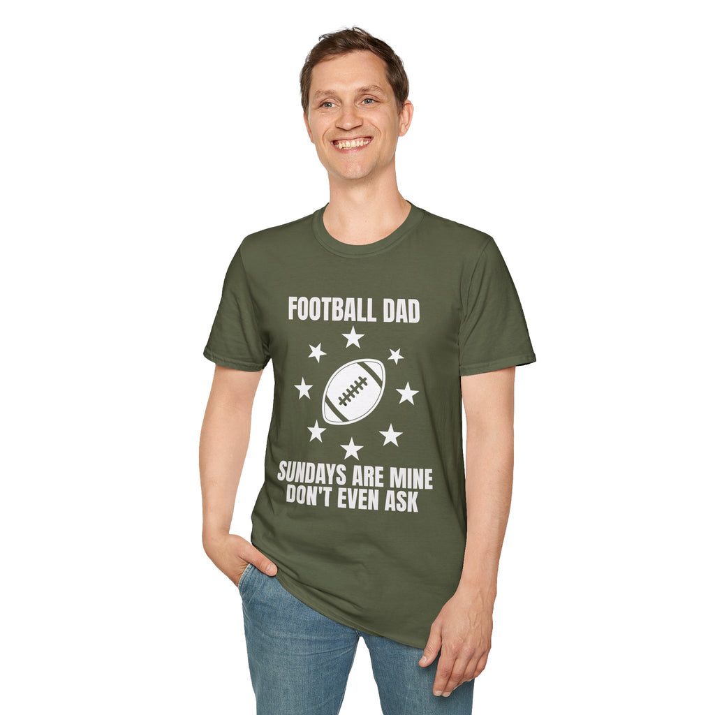 Football Dad T-Shirt — Funny Father's Day Football Fan Gift Tee